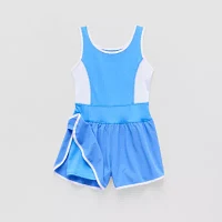 Xersion Little & Big Girls Sleeveless Romper