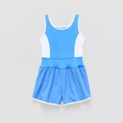 Xersion Little & Big Girls Sleeveless Romper