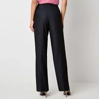 Worthington-Petite Relaxed Fit Straight Trouser