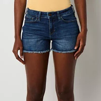 a.n.a Womens Mid Rise 3 1/2" Denim Short