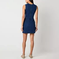 a.n.a Womens Sleeveless Midi Sheath Dress