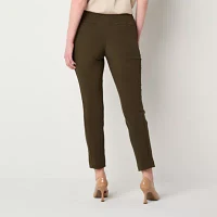 Worthington Womens Slim Pant-Tall