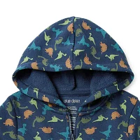 Okie Dokie Toddler Boys Fleece Lightweight Dino Jacket