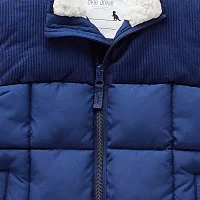 Okie Dokie Corduroy Trim Boys Puffer Vest