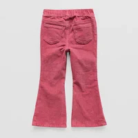 Okie Dokie Toddler & Little Girls Stretch Fabric Flare Corduroy Pant