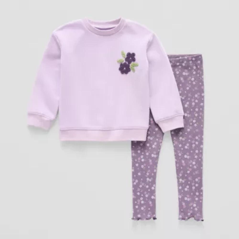 Okie Dokie Toddler & Little Girls 2-pc. Legging Set