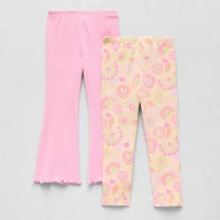 Okie Dokie Toddler & Little Girls 2-pc. Full Length Leggings