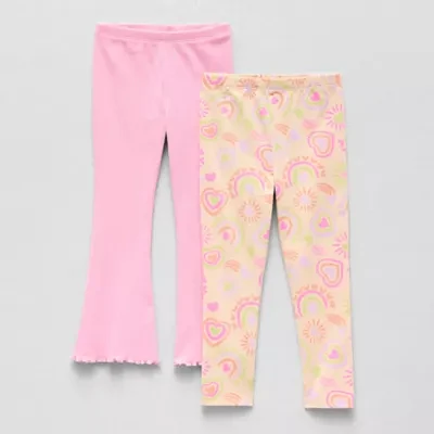 Okie Dokie Toddler & Little Girls 2-pc. Full Length Leggings