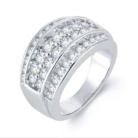 2 CT.T.W. Natural Diamond 14K White Gold Ring