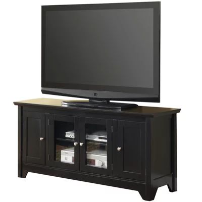 52" Wood Media Storage Console TV Stand