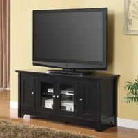 52" Wood Media Storage Console TV Stand