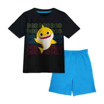 Pinkfong Toddler Boys 2-pc. Baby Shark Short Set