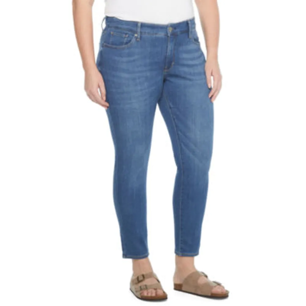 a.n.a - Plus Womens Mid Rise Skinny Jean