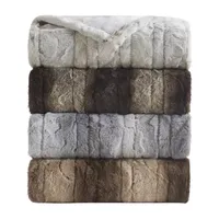 Beautyrest Marselle Fur Heated Wrap with Built-in Controller