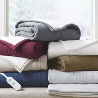 Serta Sherpa Lightweight Electric Throw