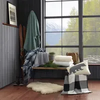 Eddie Bauer Herringbone Lightweight Blanket