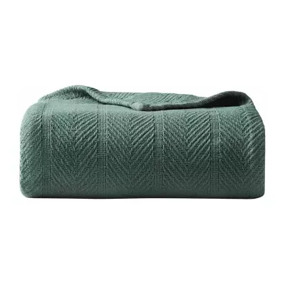 Eddie Bauer Herringbone Unisex Adult Lightweight Blanket