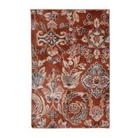 Riviera Home Cashlon Terra Lena Floral Hand Tufted Rectangular Accent Indoor Rugs