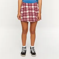 Forever 21 Twill Pleated Skirt Womens Mid Rise Pleated Skirt Juniors
