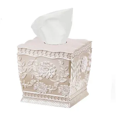 Popular Bath Rose Vine Tissue Box Cover