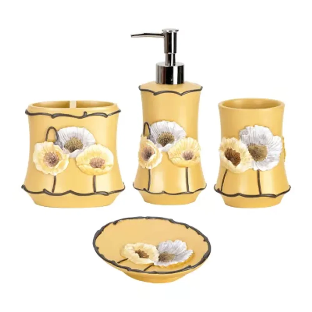 Popular Bath Poppy Fields 4-pc. Bath Accessory Set