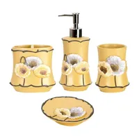 Popular Bath Poppy Fields 4-pc. Bath Accessory Set