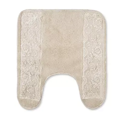 Popular Bath Rose Vine Contour Bath Rug