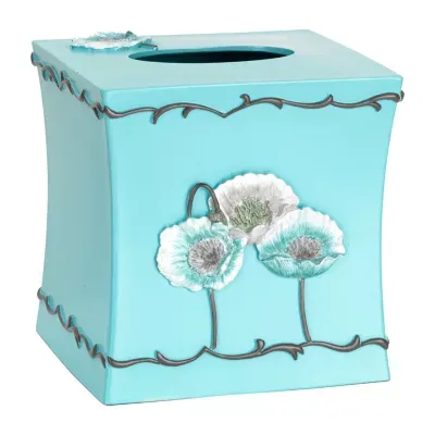 Popular Bath Poppy Fields Tissue Box Cover