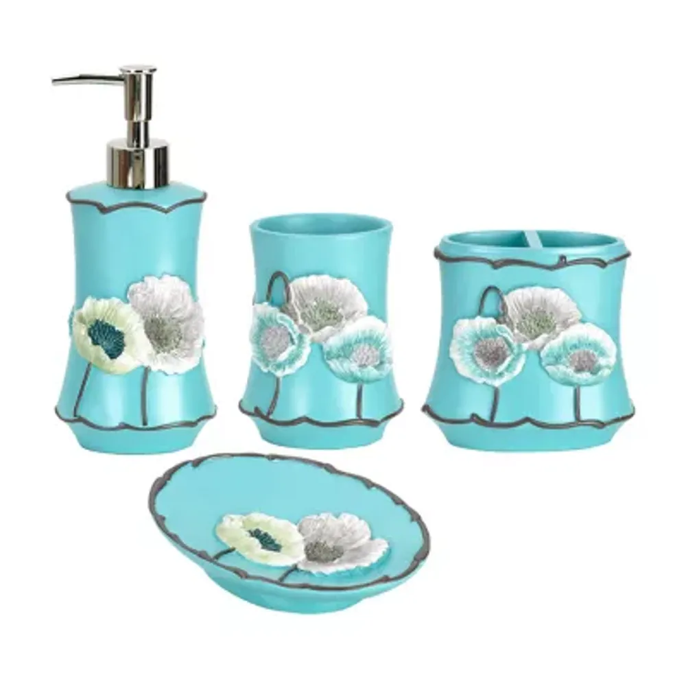 Popular Bath Poppy Fields 4-pc. Bath Accessory Set