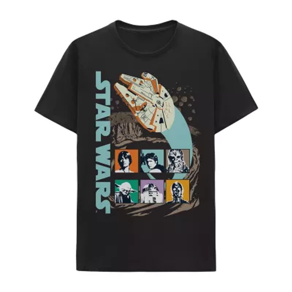 Mens Short Sleeve Star Wars Graphic T-Shirt