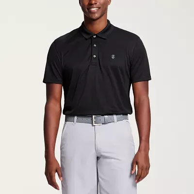 IZOD Golf Grid Mens Regular Fit Short Sleeve Polo Shirt