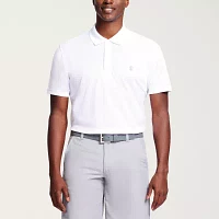 IZOD Golf Grid Mens Regular Fit Short Sleeve Polo Shirt