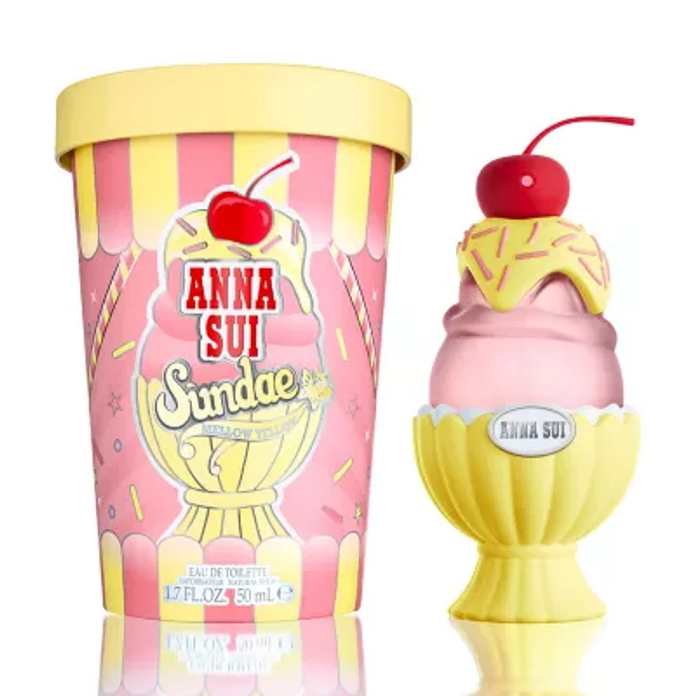 Anna Sui Sundae Mellow Yellow Eau De Toilette, 1.7 Oz