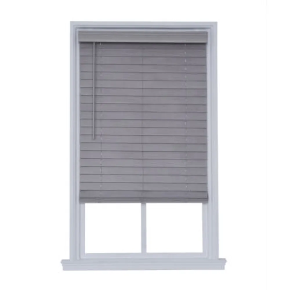 Distressed 2 1/2" Cut-to-Width Cordless Faux Wood Blinds