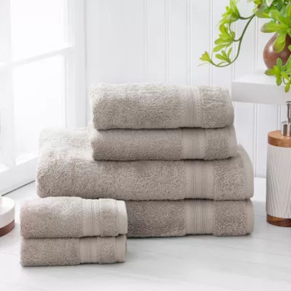 Welhome Egyptian Cotton 6-pc. Bath Towel Set