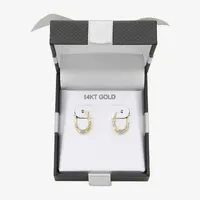 14K Gold 13.1mm Hoop Earrings