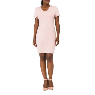 Poetic Justice Short Sleeve Party Dress