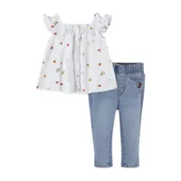 Levi's Baby Girls 2-pc. Pant Set