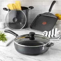 T-Fal Essentials Aluminum Non-Stick Saute Pan