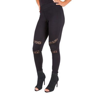 Poetic Justice Womens Mid Rise Full Length Leggings