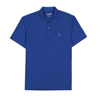 IZOD Golf Grid Mens Regular Fit Short Sleeve Polo Shirt