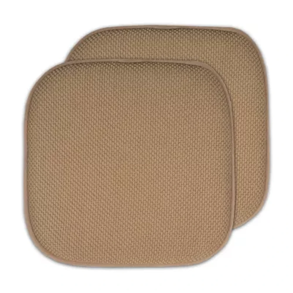 Sweet Home Collection Honeycomb Memory Foam Dining Cushion