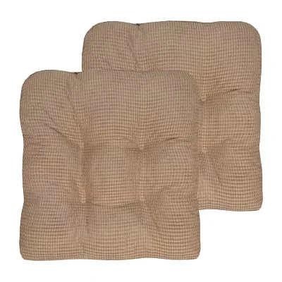 Sweet Home Collection Fluff Tufted Dining Cushion 16''x16''