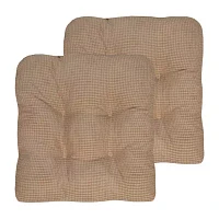 Sweet Home Collection Fluff Tufted Dining Cushion 16''x16''