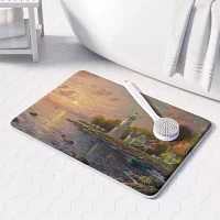 Thomas Kinkade Serenity Cove Memory Foam Bath Rug