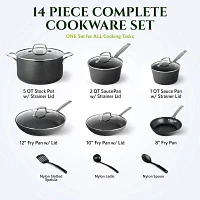 Granitestone Armor Max Hard Anodized Ultra Durable 14-pc. Cookware Set