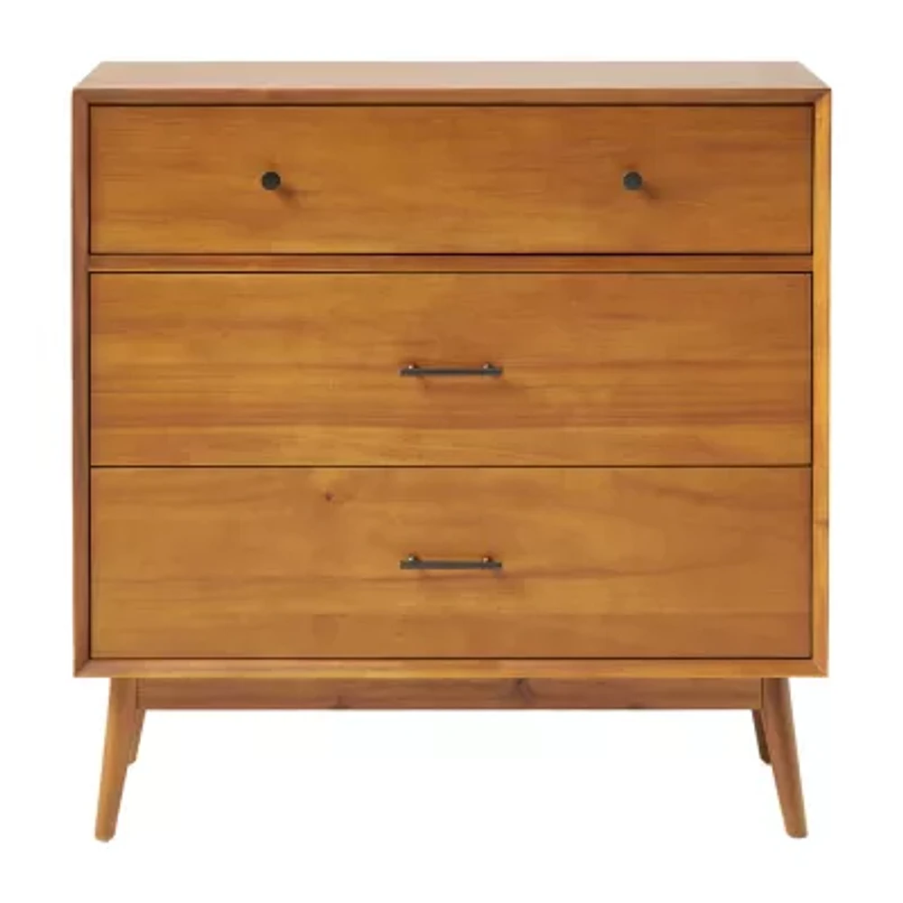 Okioki 3-Drawer Nightstand