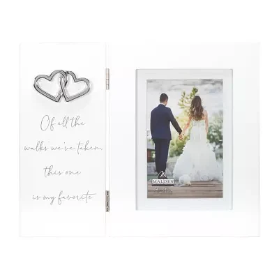 Malden "4""X6""/5""X7"" Of All The Walks Heart" Tabletop Frame