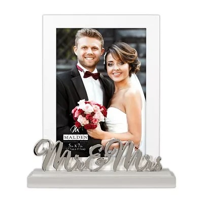 Malden 5"X7" Mr & Mrs Platform Tabletop Frame