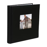 Malden 4"X6" Black Fabric 160 Photo Album